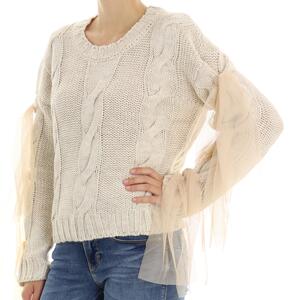 MAGLIA CON TULLE GAELLE - Mad Fashion | img vers.300x/